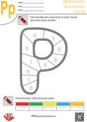 letter-p-colour-by-number-worksheet